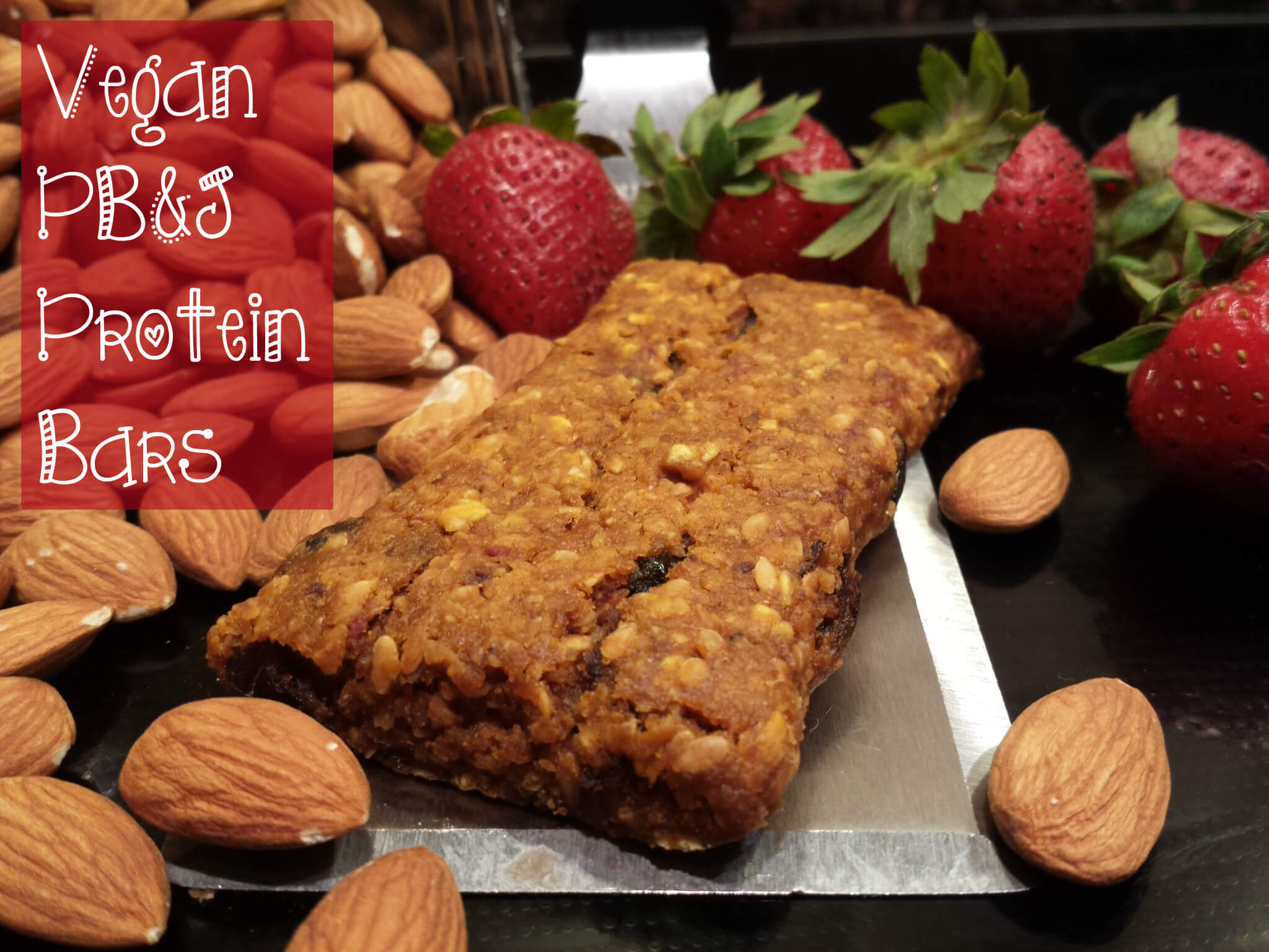 Healthy PB&J Protein Bar & Chocolate Hemp Seed Milk