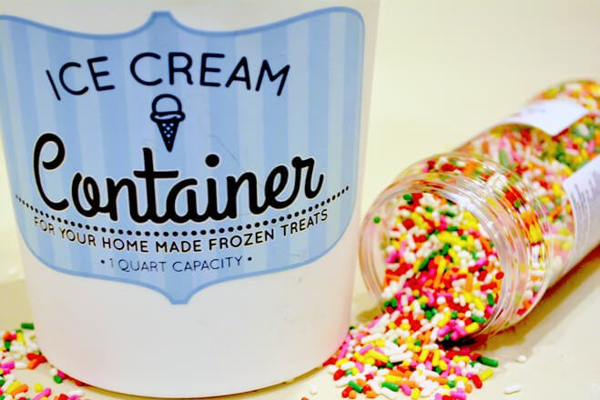 Healthy Cake Batter Ice Cream