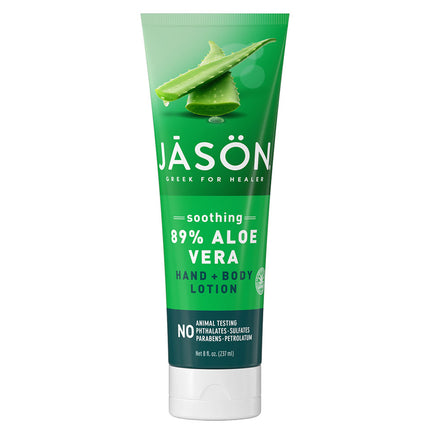 Jason Soothing Aloe Vera 89% Hand & Body Lotion (8 oz)