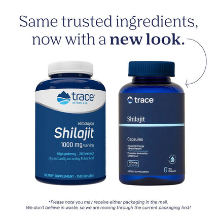 Trace Shilajit 1000mg (150 capsules)