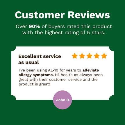 Hi-Health AL-10 Seasonal Relief (240 capsules)