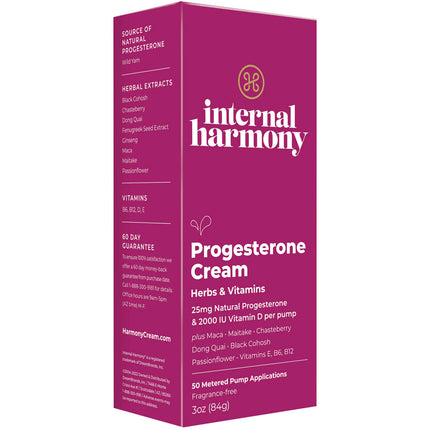 DreamBrands Internal Harmony Progesterone Cream (3 oz)