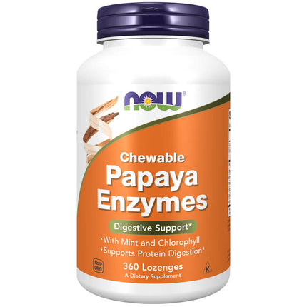 NOW Papaya Enzyme (360 lozenges)