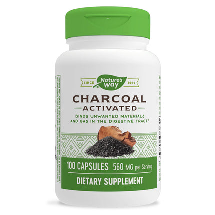 Nature's Way Activated Charcoal (100 capsules)