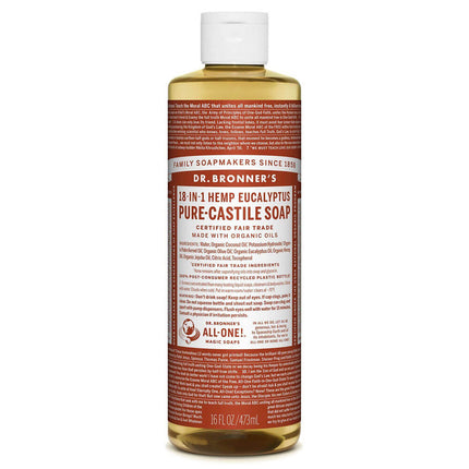 Dr. Bronner's Pure-Castile Liquid Soap - Eucalyptus (16 fl oz)