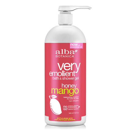 Alba Botanica Very Emollient Body Wash - Honey Mango (32 fl oz)
