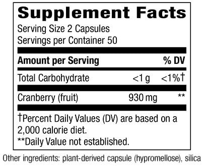 Nature's Way Cranberry Fruit (100 capsules)