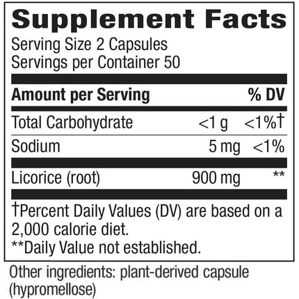 Nature's Way Licorice Root (100 capsules)