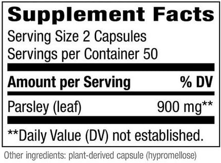 Nature's Way Parsley Leaf (100 capsules)