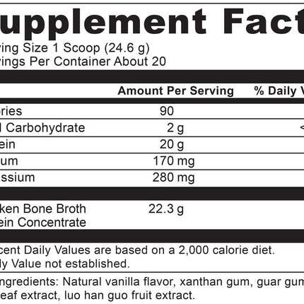 Ancient Nutrition Bone Broth Protein - Vanilla (17.4 oz)