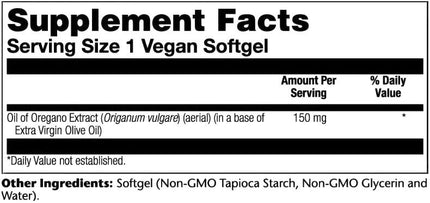 Solaray Oil of Oregano (60 softgels)