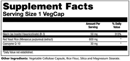 Solaray Red Yeast Rice Plus CoQ-10 (90 capsules)