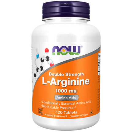 NOW L-Arginine 1000mg (120 tablets)