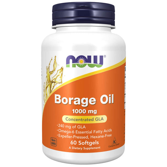 NOW Borage Oil 1000 mg (60 softgels)