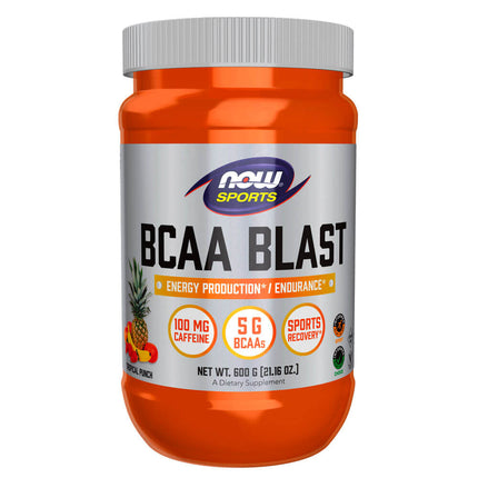 NOW Sports BCAA Blast - Tropical Punch (600g)