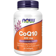 NOW CoQ10 400mg (60 softgels)