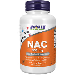 NOW NAC (N-Acetyl-Cysteine) 600mg (100 capsules)