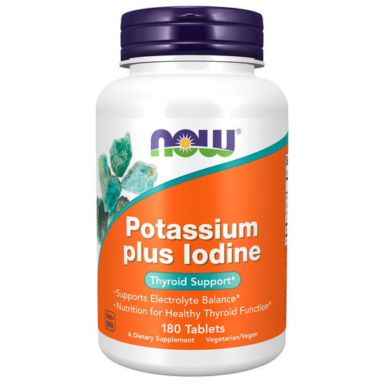 NOW Potassium Plus Iodine (180 tablets)