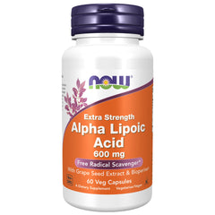 NOW Alpha Lipoic Acid, Extra Strength 600mg (60 capsules)