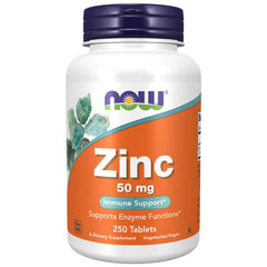 NOW Zinc 50mg (250 tablets)