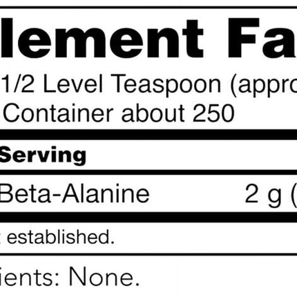 NOW Sports Beta-Alanine Powder 500g (17.6 oz)