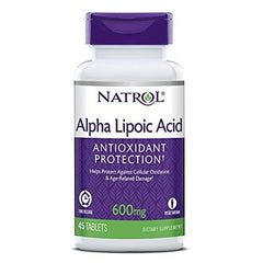 Natrol Alpha Lipoic Acid, Time Release, 600mg (45 tablets)
