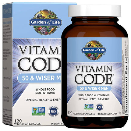 Garden of Life Vitamin Code 50 & Wiser Men (120 capsules)