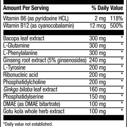 Hi-Health Memory Nutrition (120 capsules)