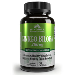 Windmill Ginkgo Biloba 200mg (60 capsules)