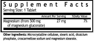 Windmill Magnesium Gluconate 500mg (90 tablets)