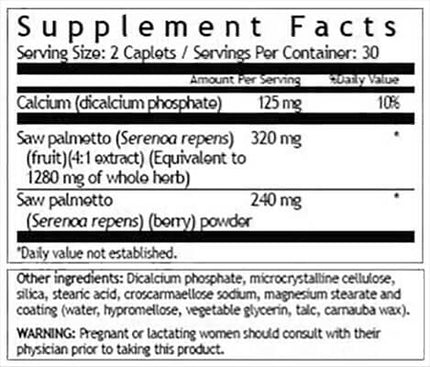 Windmill Saw Palmetto 560mg (60 caplets)