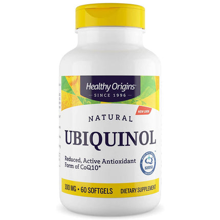 Healthy Origins Natural Ubiquinol 100mg (60 softgels)