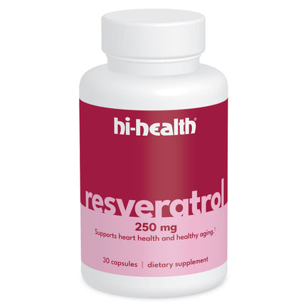 Hi-Health Resveratrol 250mg (30 capsules)