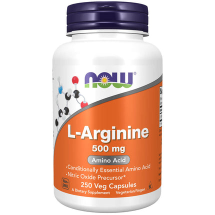 NOW L-Arginine 500mg (250 capsules)