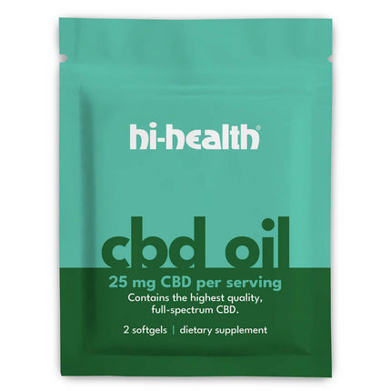 Trial Pack - Hi-Health CBD Oil 25mg (2 softgels)