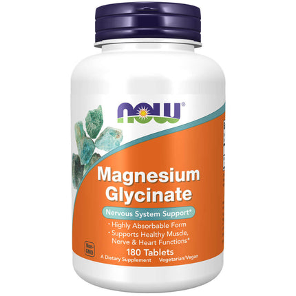 NOW Magnesium Glycinate (180 tablets)