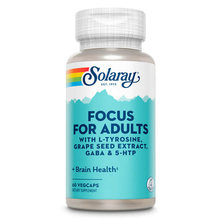 Solaray Focus for Adults (60 veg capsules)