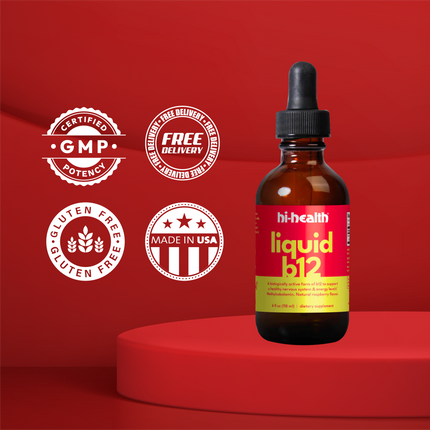 Hi-Health Liquid B-12 - Raspberry (4 fl oz)
