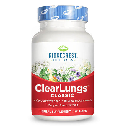 Ridgecrest Herbals ClearLungs Classic (120 capsules)