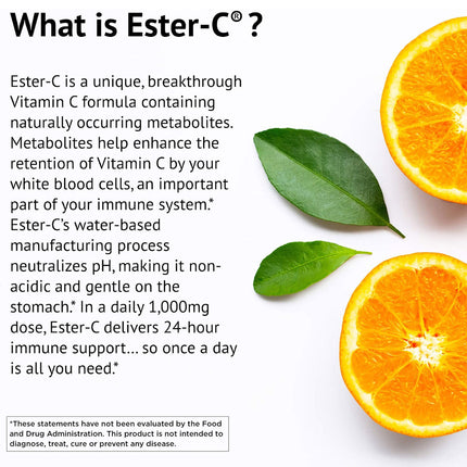 American Health Ester-C with Citrus Bioflavonoids 1000mg (120 tablets)