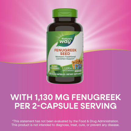 Nature's Way Fenugreek Seed (180 capsules)