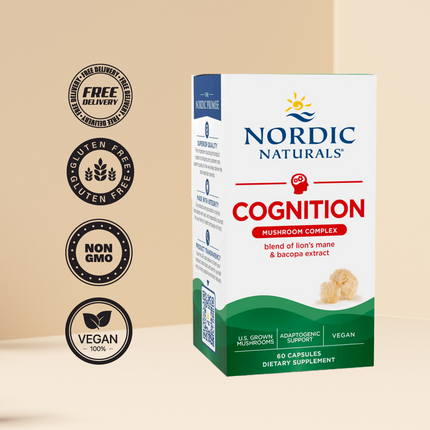 Nordic Naturals Cognition Mushroom Complex (60 capsules)