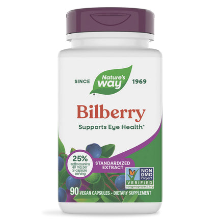 Nature's Way Standardized Bilberry (90 capsules)