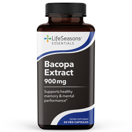 LifeSeasons Essentials Bacopa Extract 900mg (60 capsules)