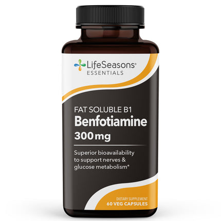 LifeSeasons Essentials Benfotiamine 300mg (60 capsules)