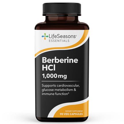 LifeSeasons Essentials Berberine HCl 1000mg (60 capsules)