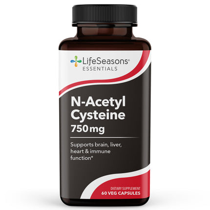 LifeSeasons Essentials N-Acetyl Cysteine (NAC) 750mg (60 capsules)
