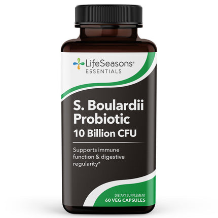 LifeSeasons Essentials S. Boulardii Probiotic 10 Billion CFU (60 capsules)