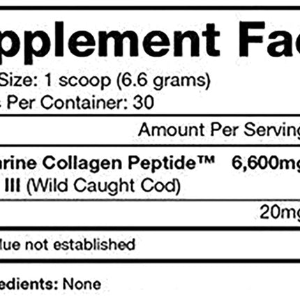 Longevity by Nature 100% Pure Marine Collagen Peptide Powder (7 oz)
