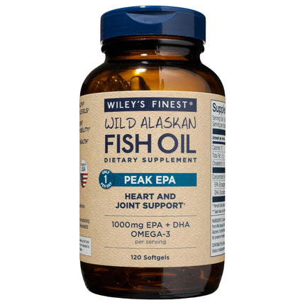 Wiley's Finest Wild Alaskan Fish Oil Peak EPA (120 softgels)